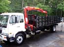Palfinger PK12000 with 20' Rack Body on UD Cab-Over